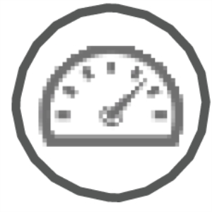 Níveis de velocidade contínua Ampla faixa de velocidade